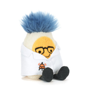 Jellycat Giftable Plush Amuseables Boiled Egg 'Scientist'