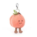 Jellycat Giftable Plush Amuseables Peach Bag Charm