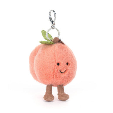 Jellycat Giftable Plush Amuseables Peach Bag Charm