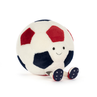 Jellycat Giftable Plush Amuseables USA Soccer Ball