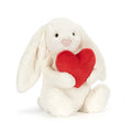 Jellycat Giftable Plush Bashful Red Love Heart Bunny