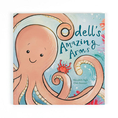 Jellycat Story Book Odell's Amazing Arms Book