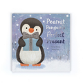 Jellycat Story Book Peanut Penguin's Perfect Present Book
