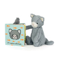 Jellycat Story Book If I Were A Kitten Board Book and Bashful Kitten Original